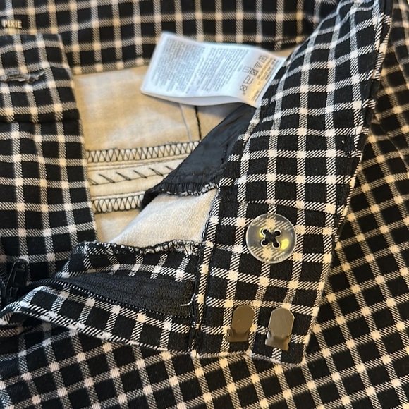 👖 SOLD 👖 Old Navy Woman’s Pixie Ankle Hounds Tooth Size 2 Pant - Picture 5 of 6